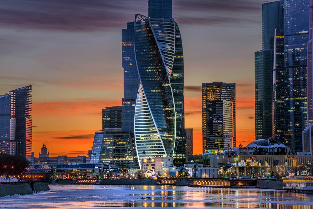 Зимний вечер.