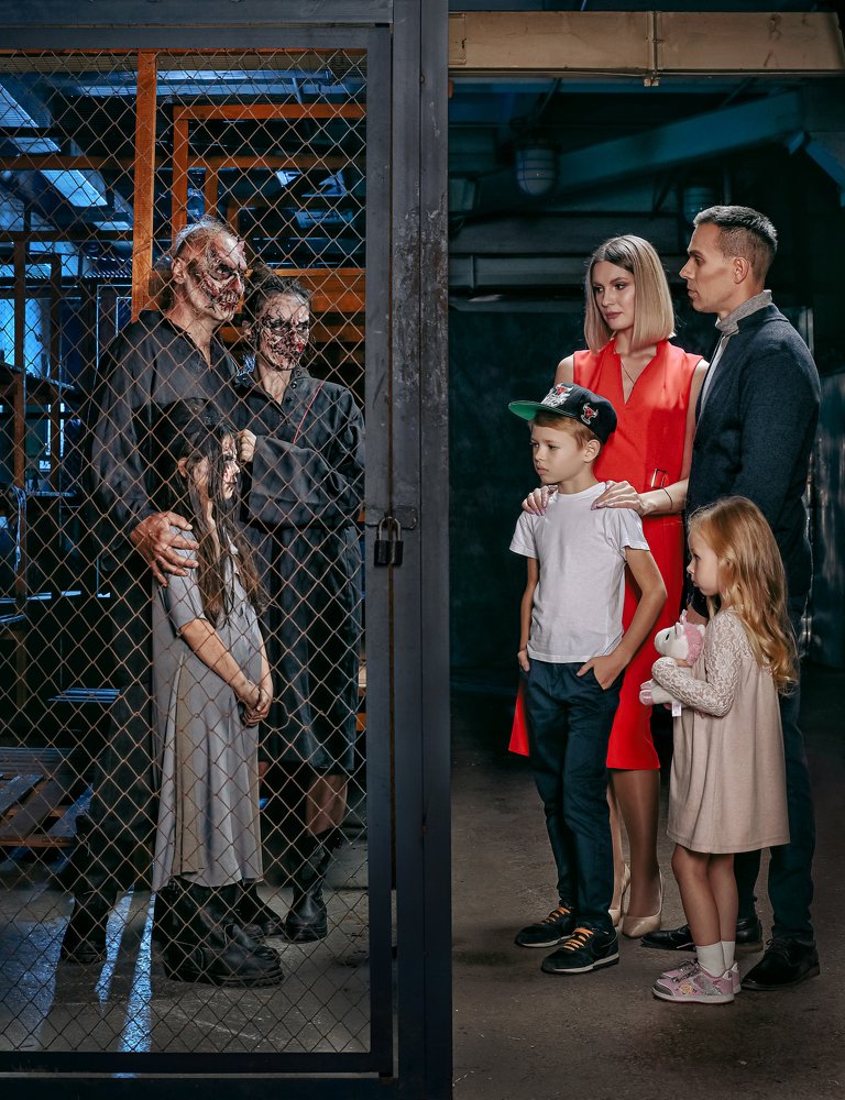 The other worlds - face to face.