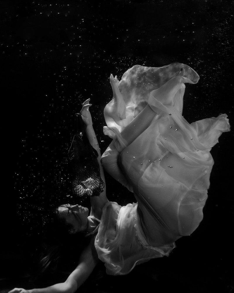 Walk underwater