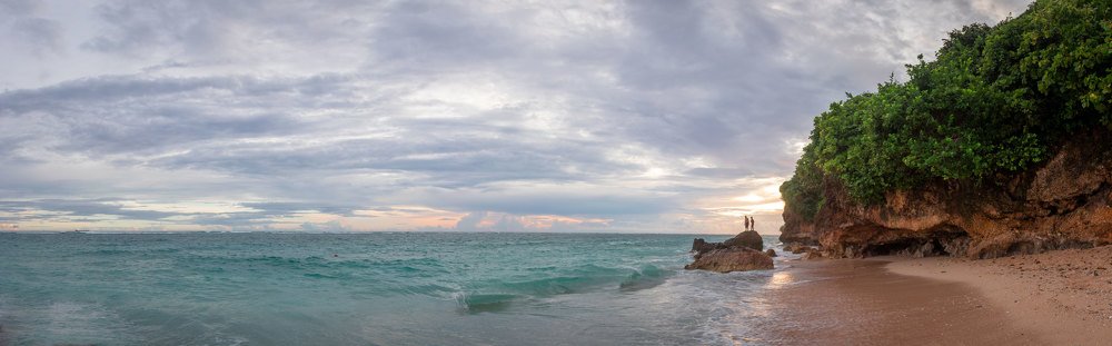 панорама (закат над морем)