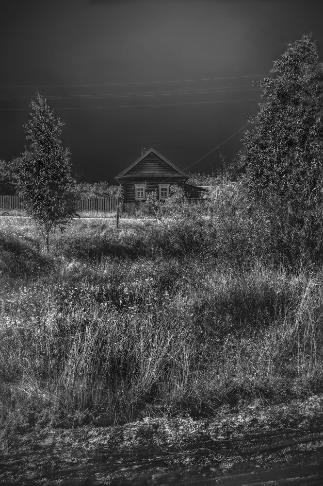 Домик у Уржумки_b&w