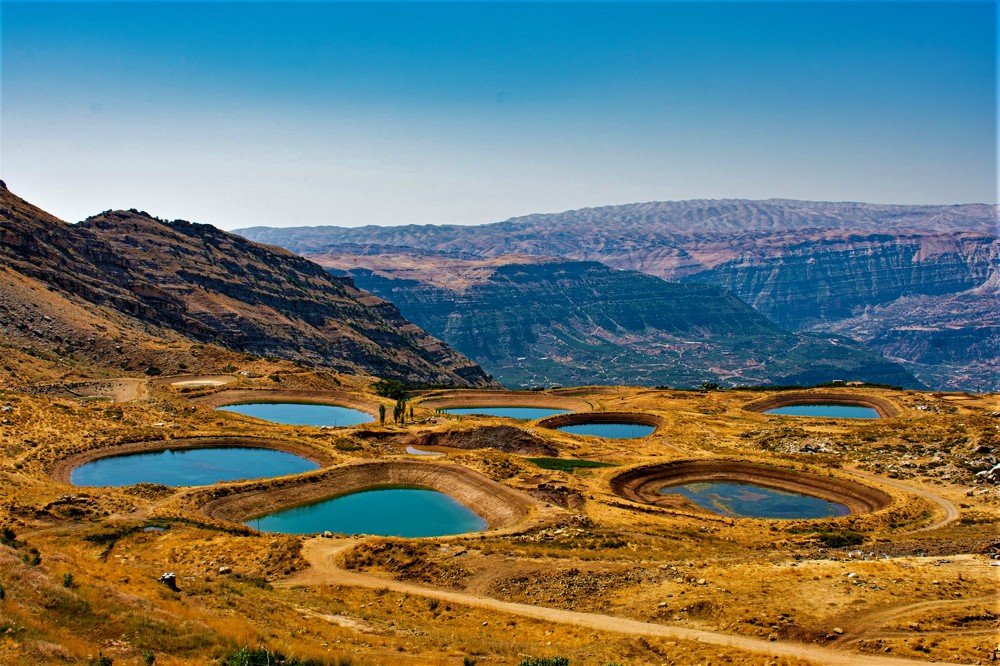 Laqlouq water ponds
