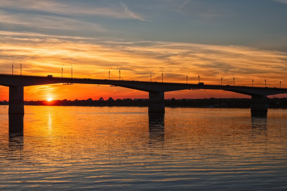 Закат на Каме