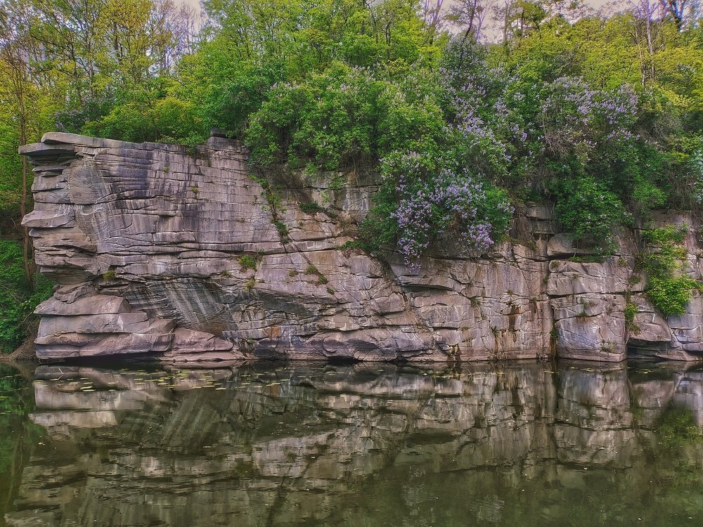 Отражение скал