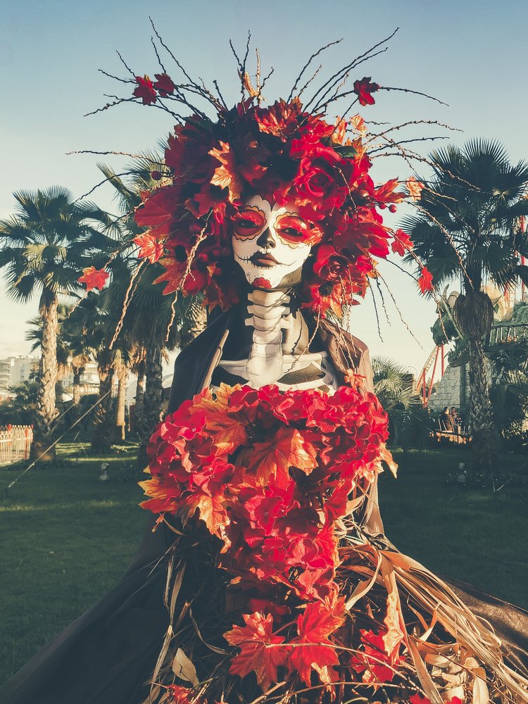 Осенняя леди. Autumn lady.