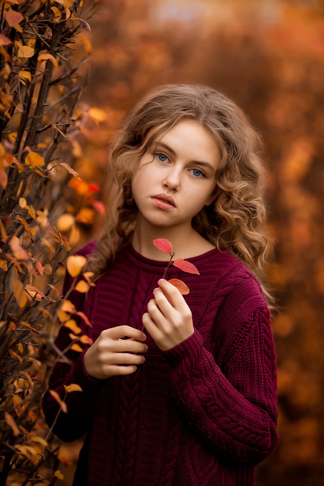 Девочка и осень