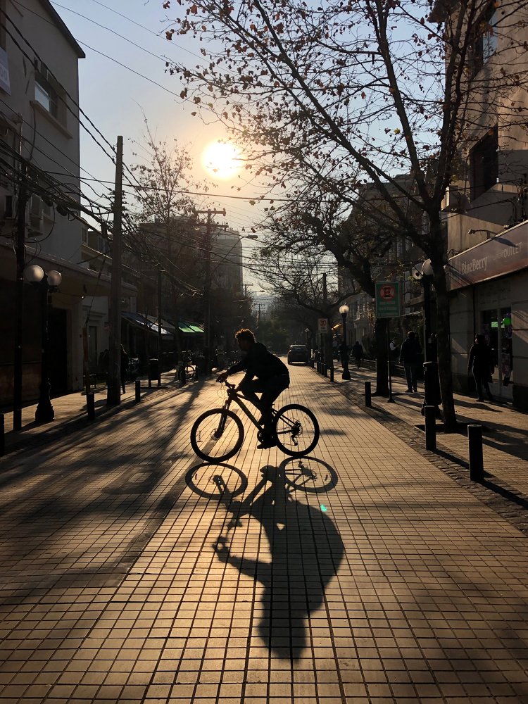 Atardecer en Santiago
