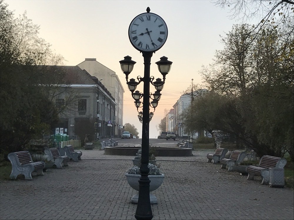 Аллея фонарей. Сортавала