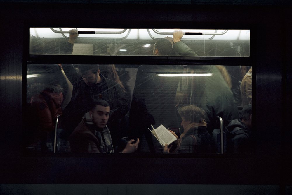 Reading in the metro