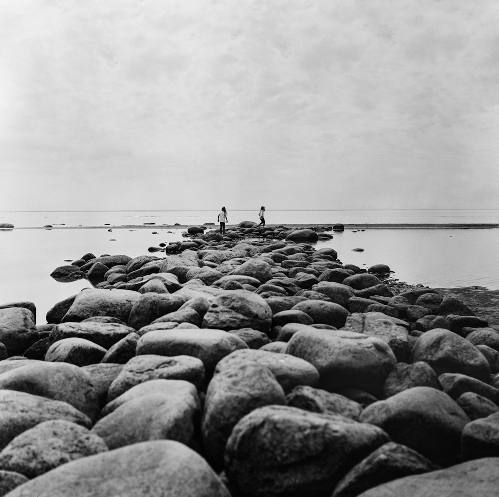 Children on the beach