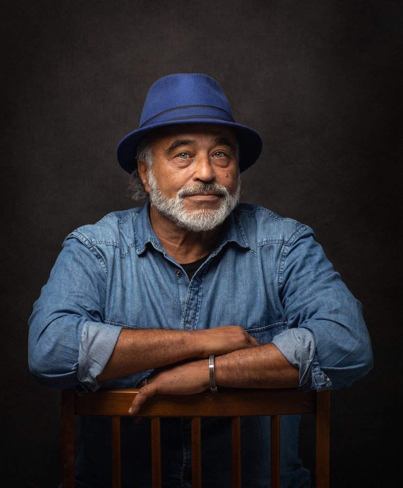 The man with blue eyes