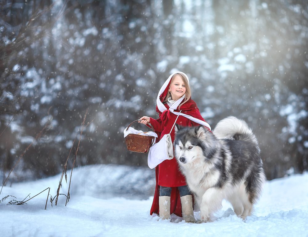 красная шапочка и серый волк