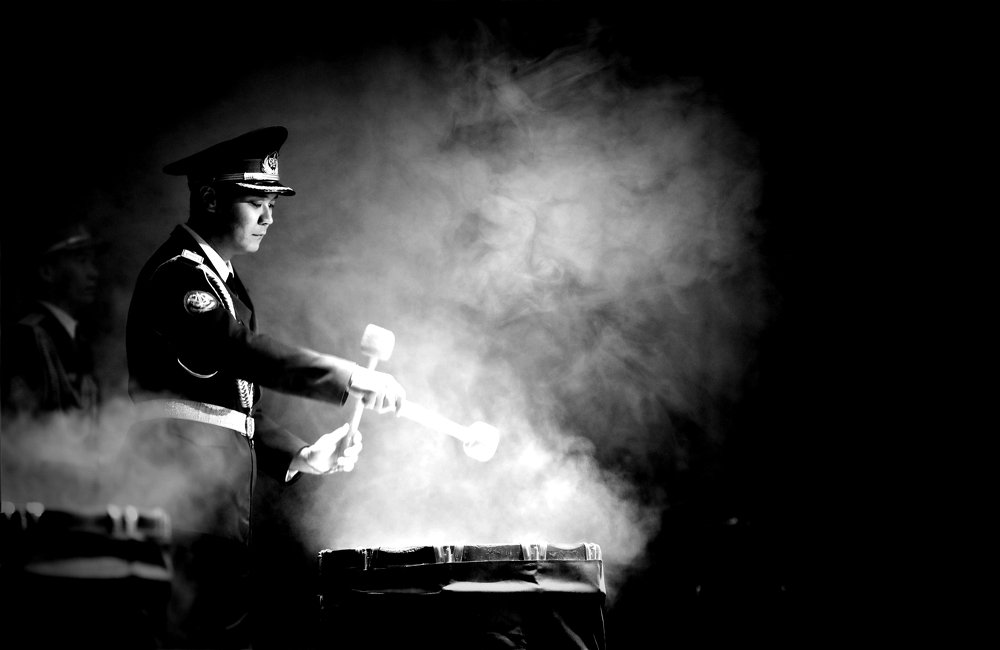 Барабаншик в дыму