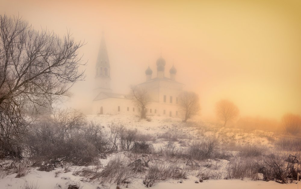Winter in Osenevo village