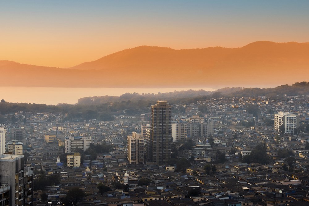City Of Mumbai At Sunset