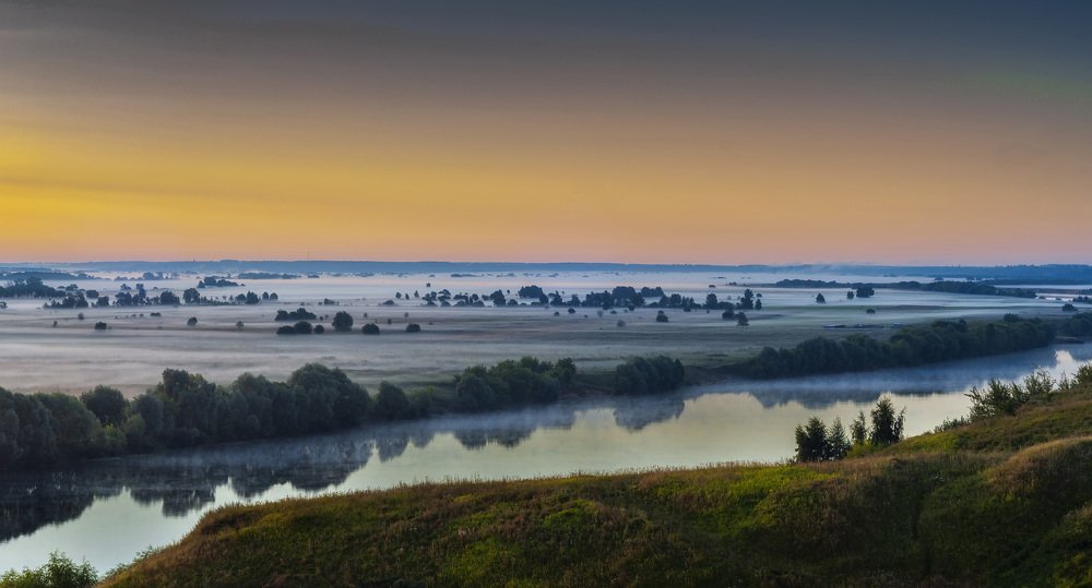 Рассвет на р.Ока