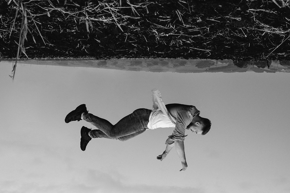 Мужской чб портрет