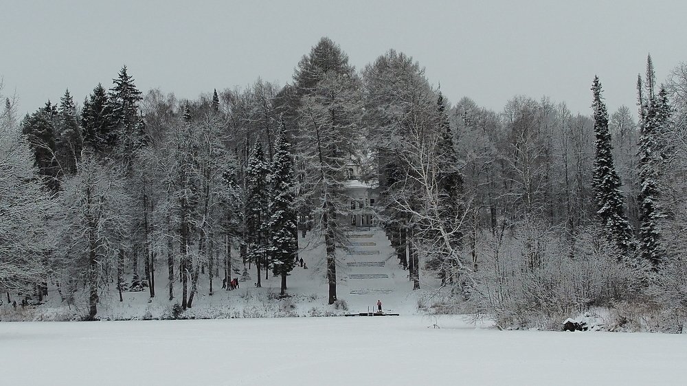 Зима в усадьбе Середниково