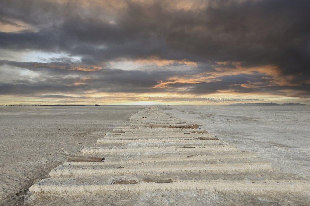 На озере Баскунчак