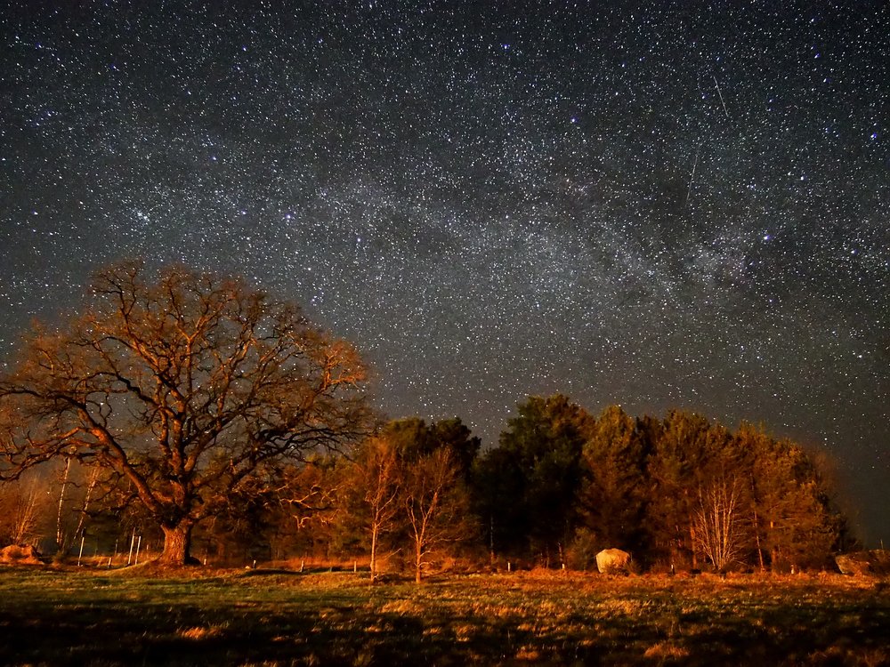 Milky Way in Latvia