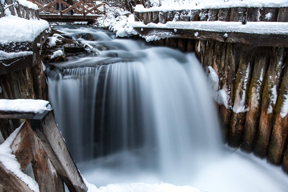 Зимний водопад