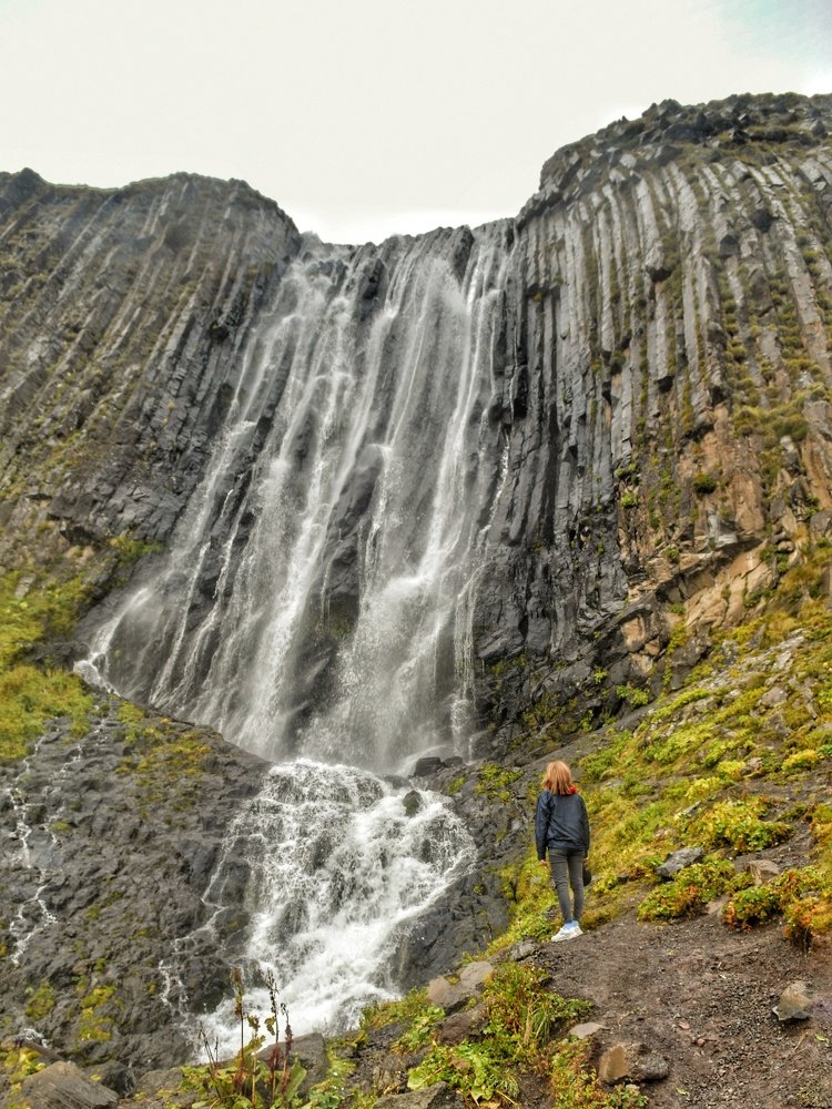 Водопад терскол.