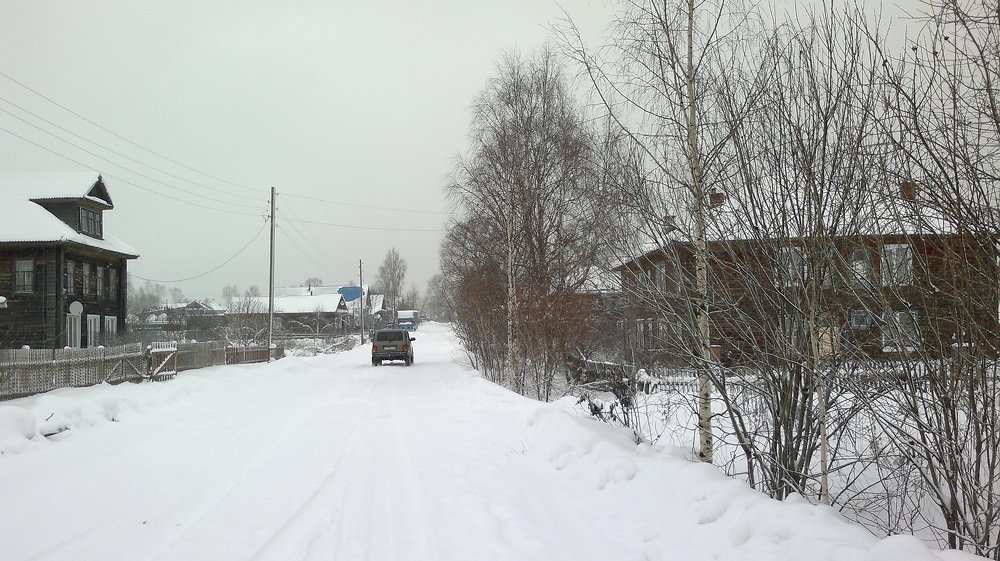 Зимний день.