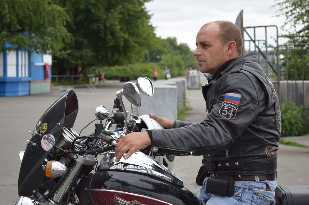 Встреча с байкером