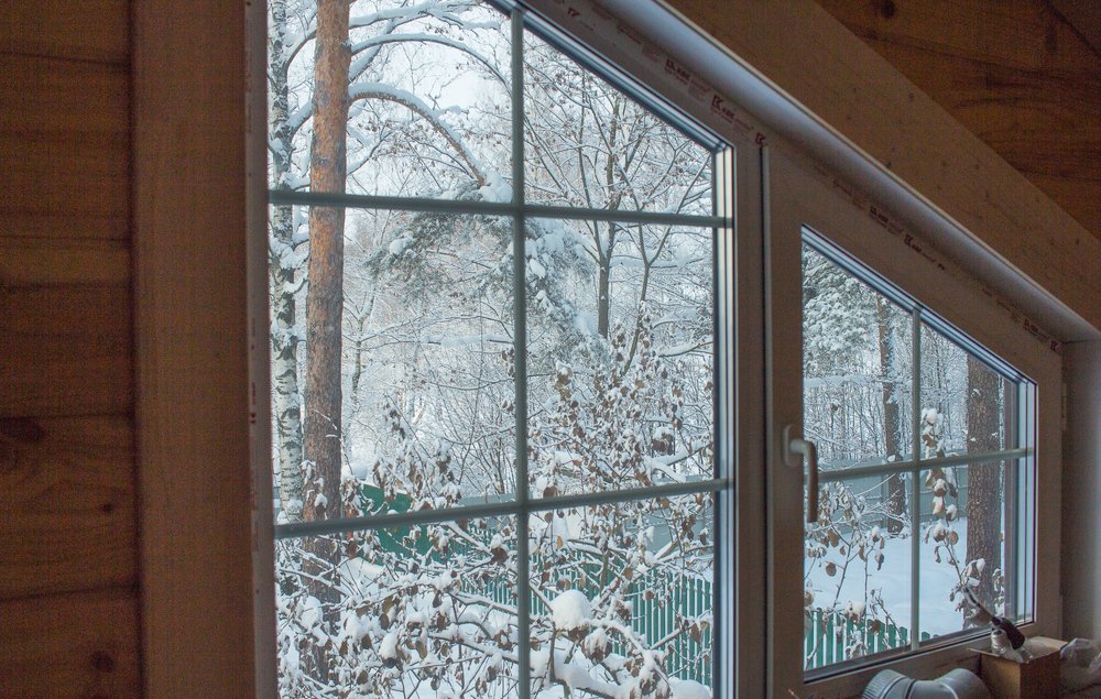 Зима из окна