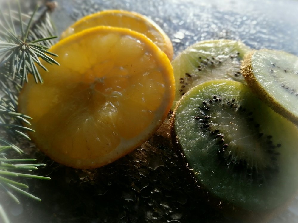 Натюрморт с морозом.