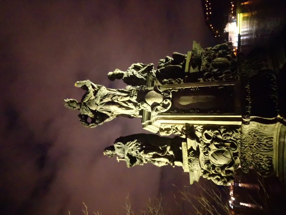 Praha. Karlov Bridge, history architecture.