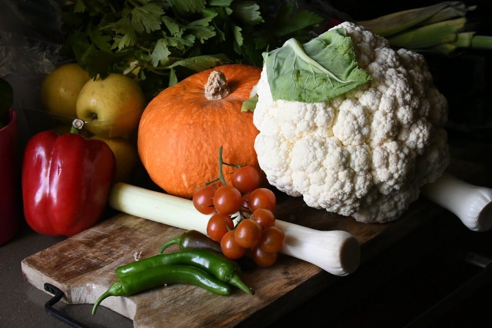 Свежие овощи