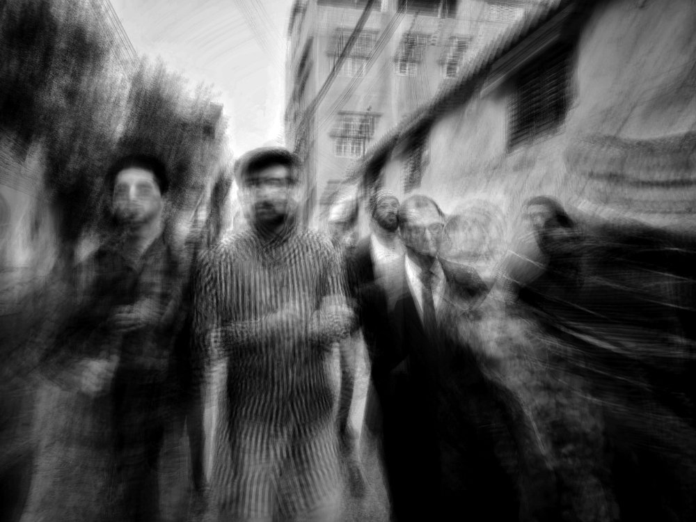 A wedding on the street.