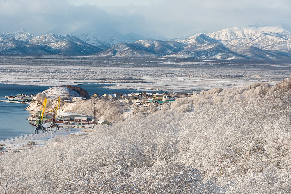 После первой пурги на Камчатке