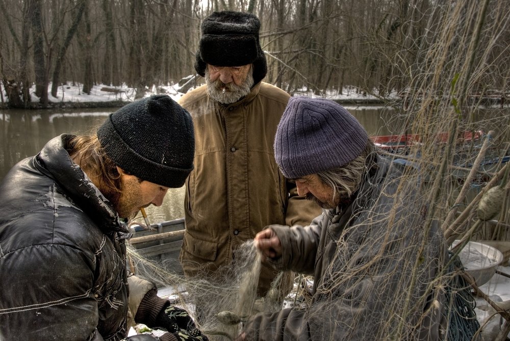 Рыбаки.