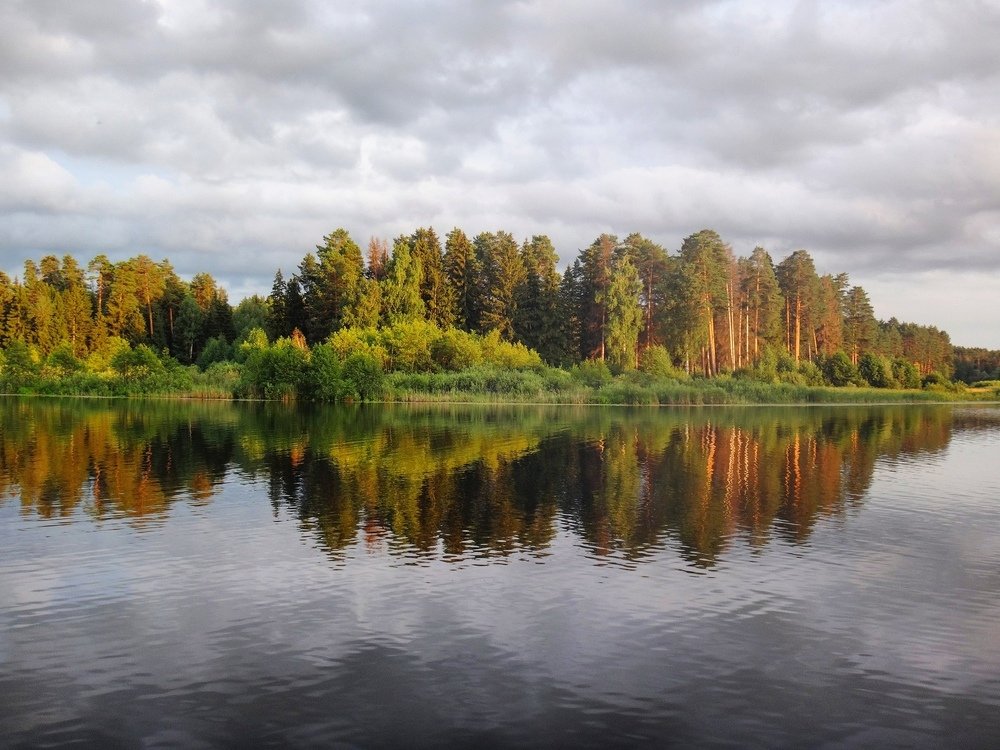 Зеркало осенней природы.