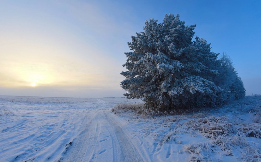 Закат в ноябре