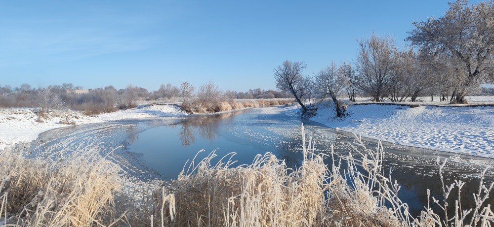 Плёс на реке Нылга.