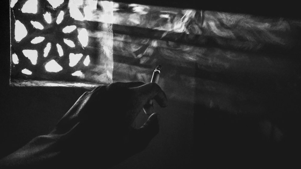 Shadow play.