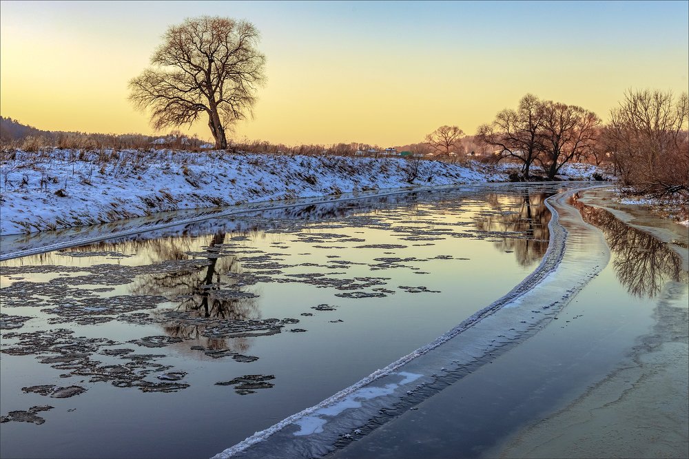 Истра. Закат.