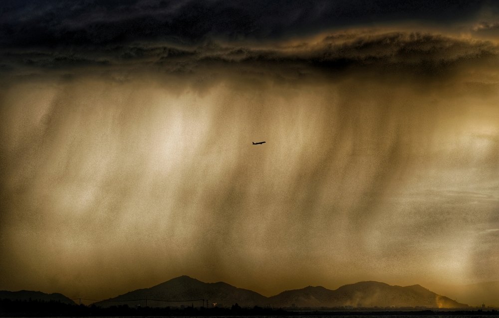 fly through the storm