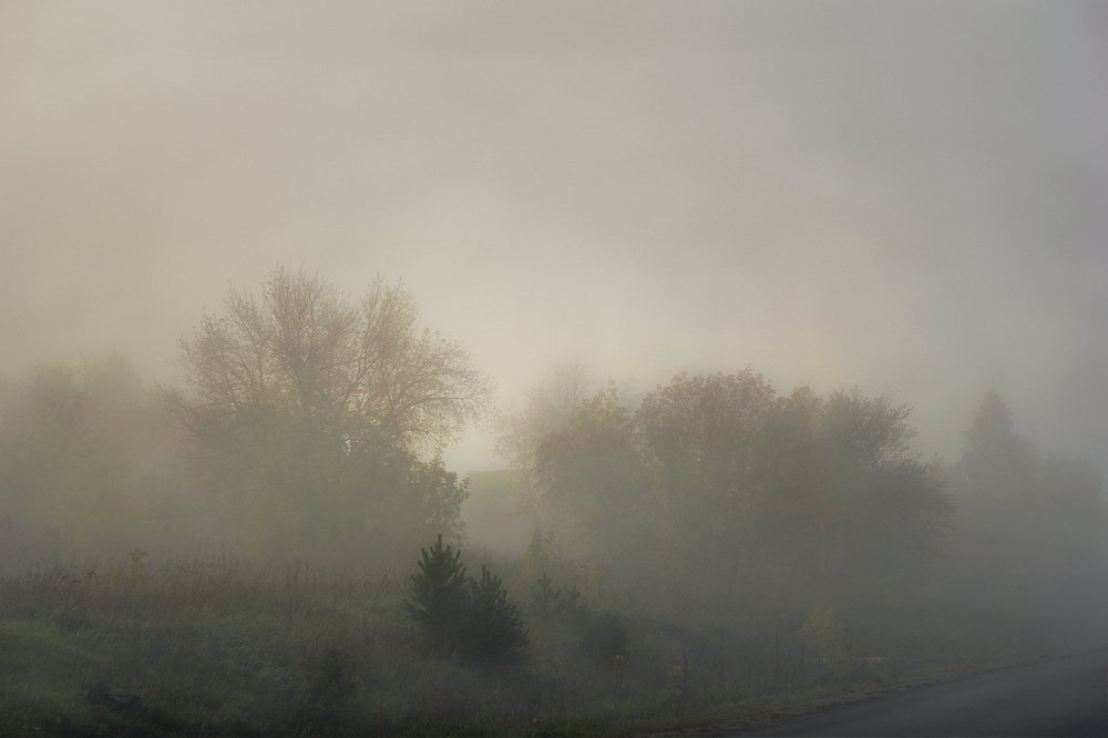 Урал, туманный рассвет.