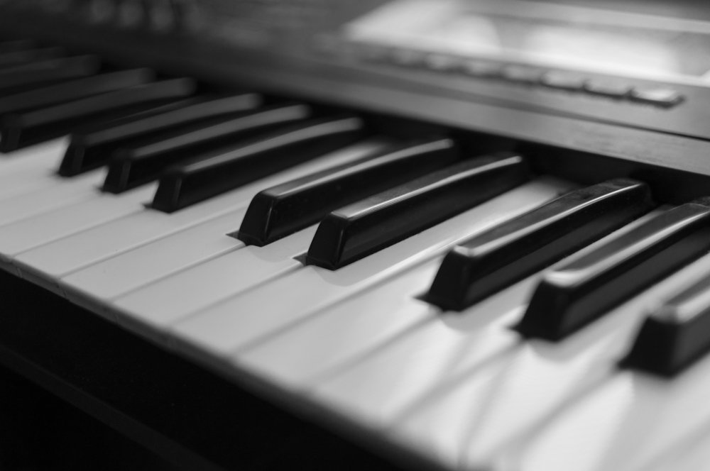 Piano. Black and White