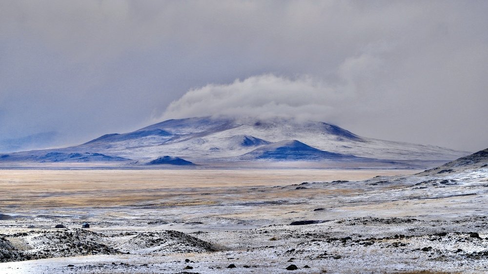 Конец сентября. Вечер в Чуйской степи.