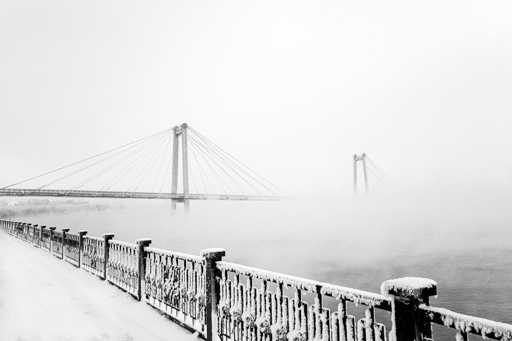 Утро на Енисее