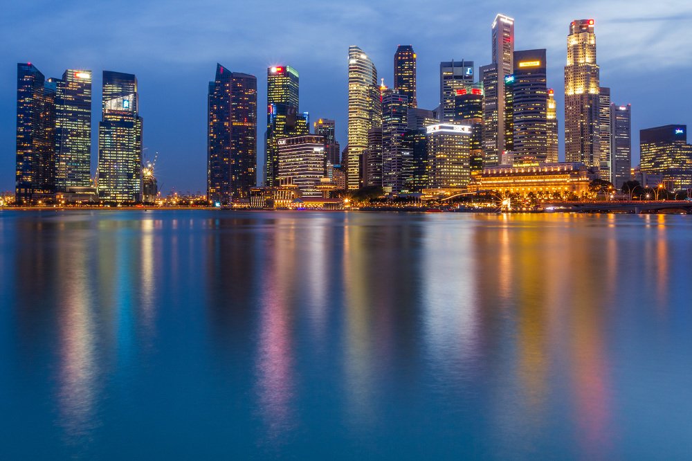 Огни большого города.