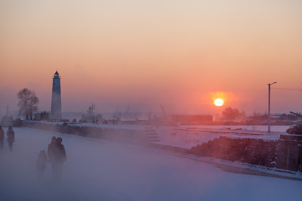 Зимнее солнце