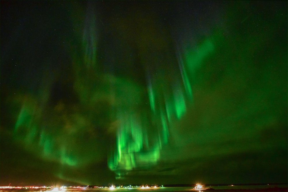 Крылья сияния над Обью