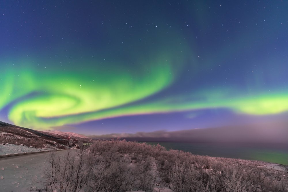 Beautiful night in Abisko
