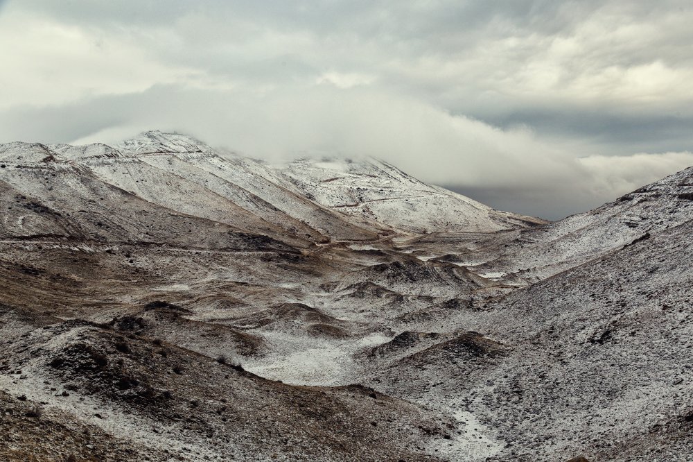 First snow on the Hermon mount range
